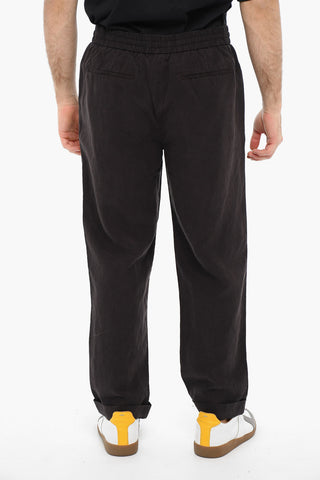 Cuffed Ankles GROVE Pants With Drawstrings