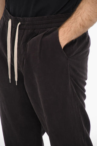 Cuffed Ankles GROVE Pants With Drawstrings