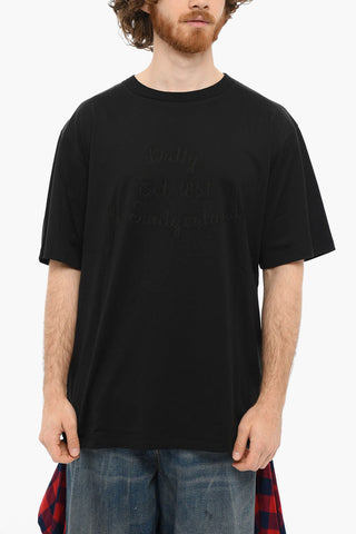 T-shirt A maniche Corte Con Ricamo