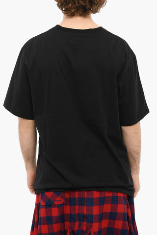 T-shirt A maniche Corte Con Ricamo