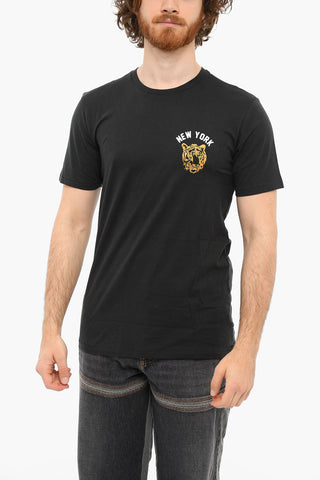 Crewneck Printed NY TIGER Short Sleeved T-shirt