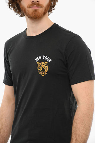 Crewneck Printed NY TIGER Short Sleeved T-shirt