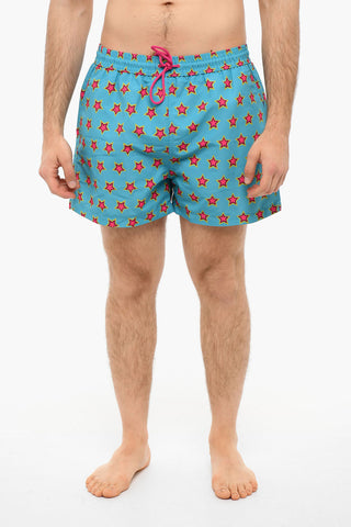 Shorts da Bagno STAR in Nylon con Stampa