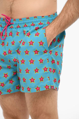Shorts da Bagno STAR in Nylon con Stampa