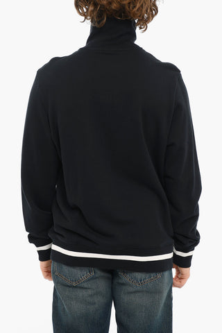 Logo Print HAPPY Brushed Cotton Sweatshirt