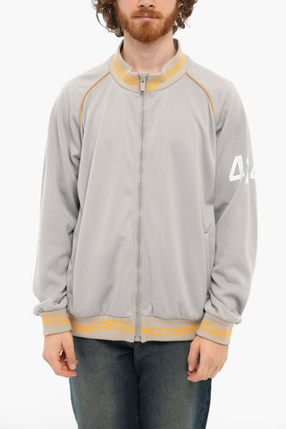 Logo Print Zipped Sweatshirt