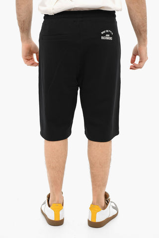Brushed Cotton Shorts With Drawstrings And pins