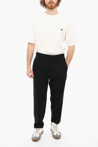 Pantaloni AGDEN Con Vita Elasticizzata E Zip Alla caviglia