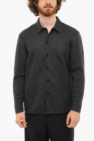 Camicia A Maniche Lunghe Con Taschino