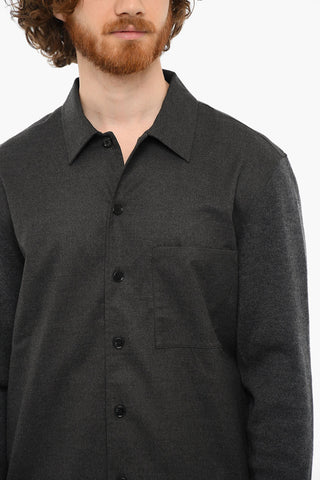 Camicia A Maniche Lunghe Con Taschino