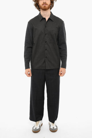 Camicia A Maniche Lunghe Con Taschino
