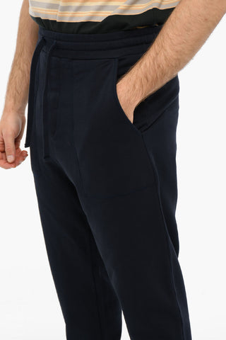 Drawstringed SHAY Joggers with Embroidered Logo