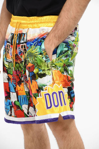 Shorts Stampati Con Coulisse