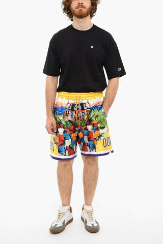 Shorts Stampati Con Coulisse