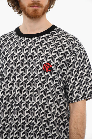Embroidered Logo Crewneck Short Sleeved T-shirt