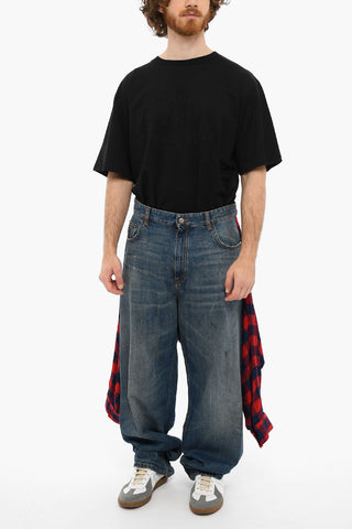 Wide leg Jeans With Attached Shirt 24 cm