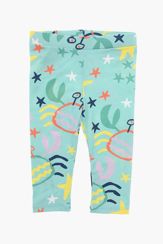 Marine-printed Leggings