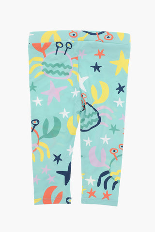 Marine-printed Leggings
