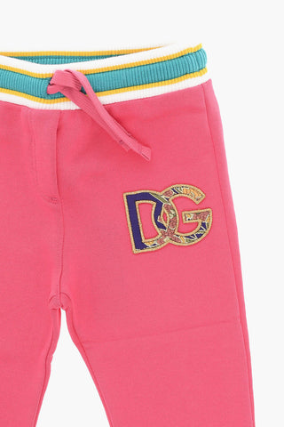 RENAISSANCE Brushed-cotton Joggers with Logo Patch
