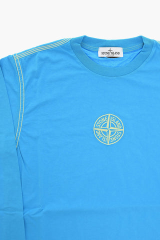 T-shirt a Maniche Lunghe con Ricamo Logo