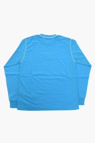 T-shirt a Maniche Lunghe con Ricamo Logo