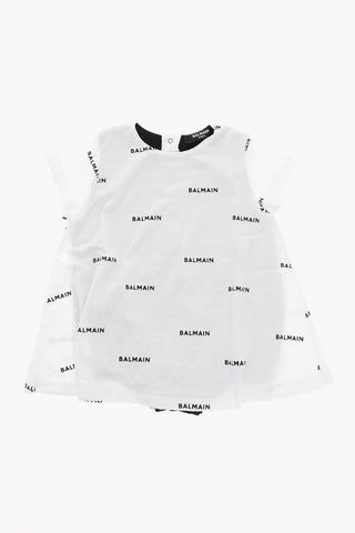 Body Vestito con Stampa Monogram