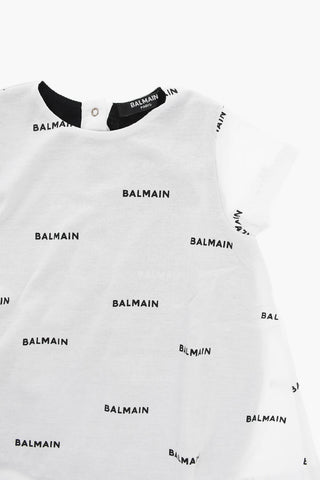 Body Vestito con Stampa Monogram