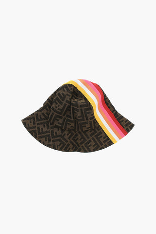 FF-monogram Printed Bucket Hat