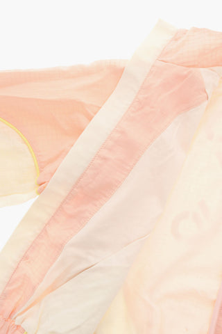 Bomber in Nylon con Stampa Logo