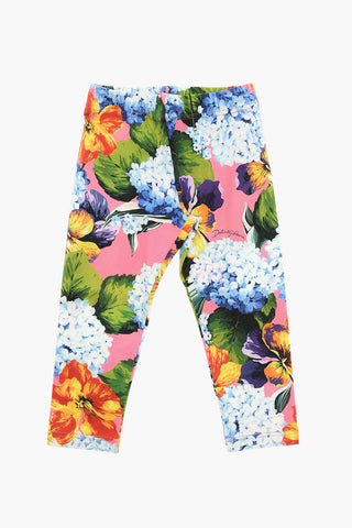RENAISSANCE Leggings a Fantasia Floreale