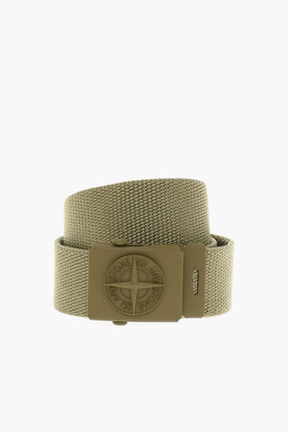 Canvas Belt with Debossed Logo