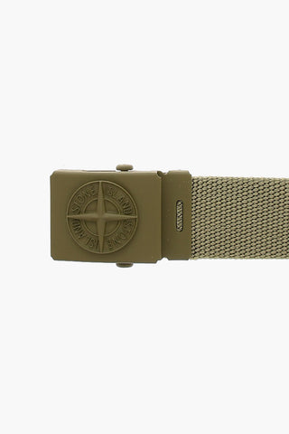 Canvas Belt with Debossed Logo