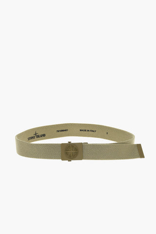 Canvas Belt with Debossed Logo