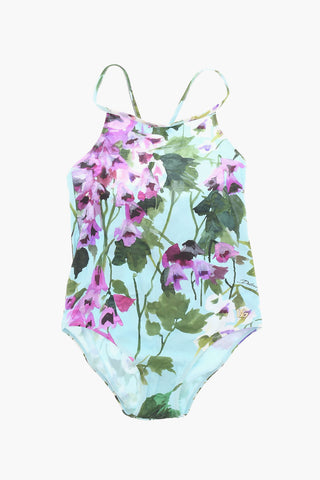 Floral-printed One-piece Swimsuit