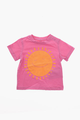 T-shirt with SMILE SUN Print