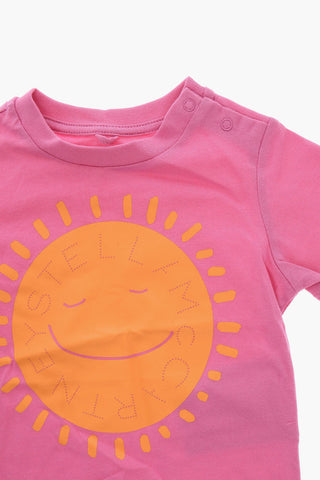 T-shirt with SMILE SUN Print