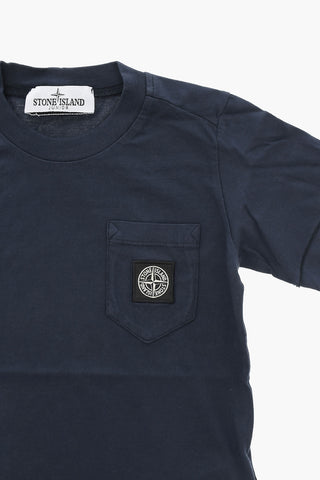 Crewneck T-shirt with Breast Pocket