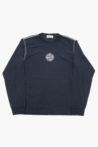 Long-sleeved T-shirt with Logo Embroidery