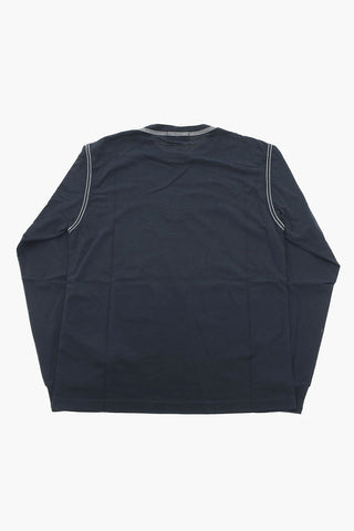 Long-sleeved T-shirt with Logo Embroidery