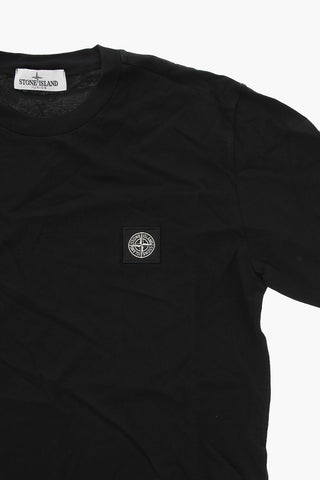 T-shirt a Maniche Lunghe con Ricamo Logo