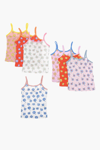 7 Tank Top Set with Floral Print