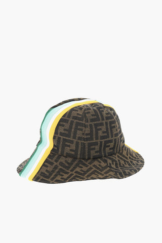Cappello Bucket RAINBOW con Stampa Monogram