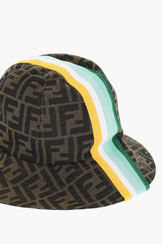 Cappello Bucket RAINBOW con Stampa Monogram