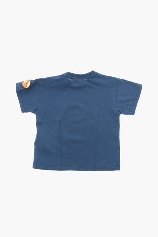 CIEL DE NUIT Crewneck T-shirt with Debossed Print
