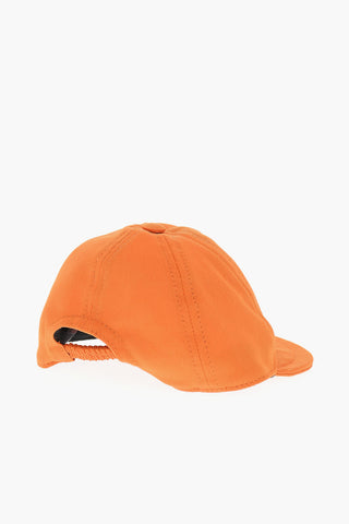 Cappello da Baseball in Drill di Cotone con Logo MEDUSA