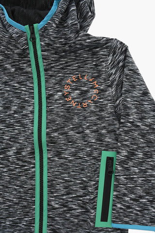 Set Felpa e Joggers in Jersey con Stampa Logo