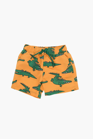 Swimshorts with Crocodile Print