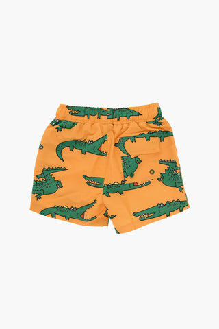 Swimshorts with Crocodile Print