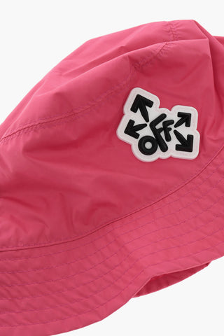 Water-restistant Bucket Hat with Logo Patch