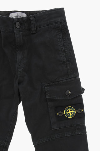 Cargo Pants with Logo Patch